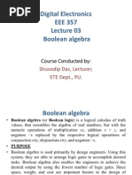 Lecture 03 Boolean algebra 24.06.11