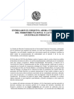 Cátedra Constitucional de La UCV Ante Cesión Del Territorio A Irán