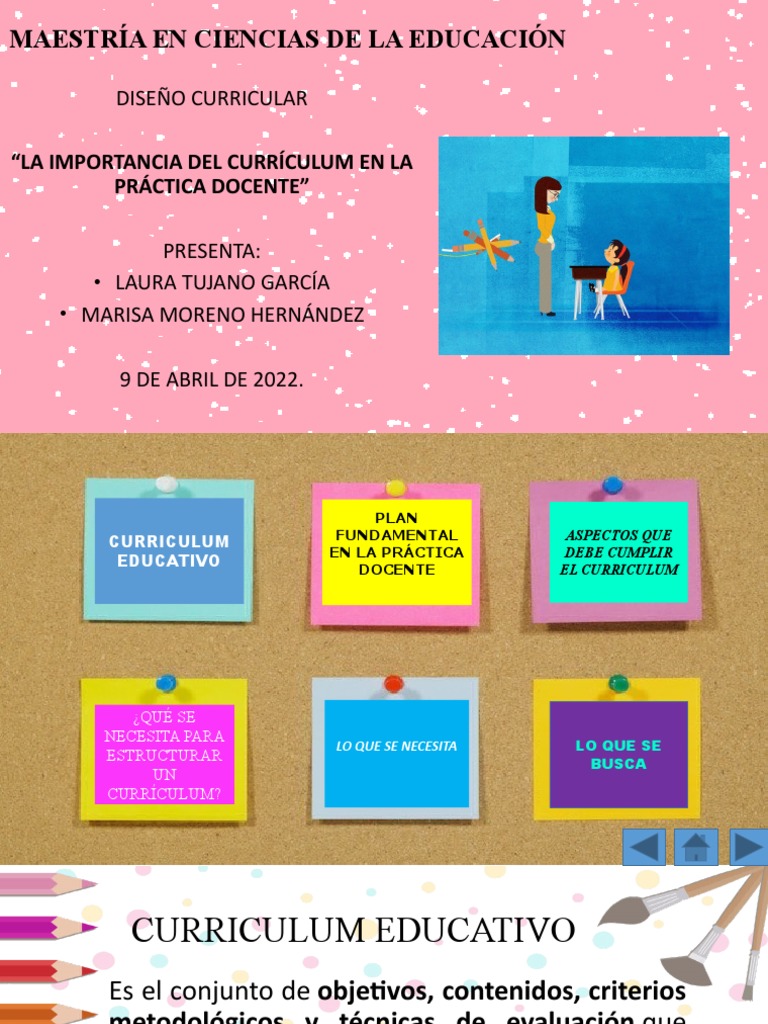 Importancia Del Curriculum en La Practica Docente | PDF | Plan de ...