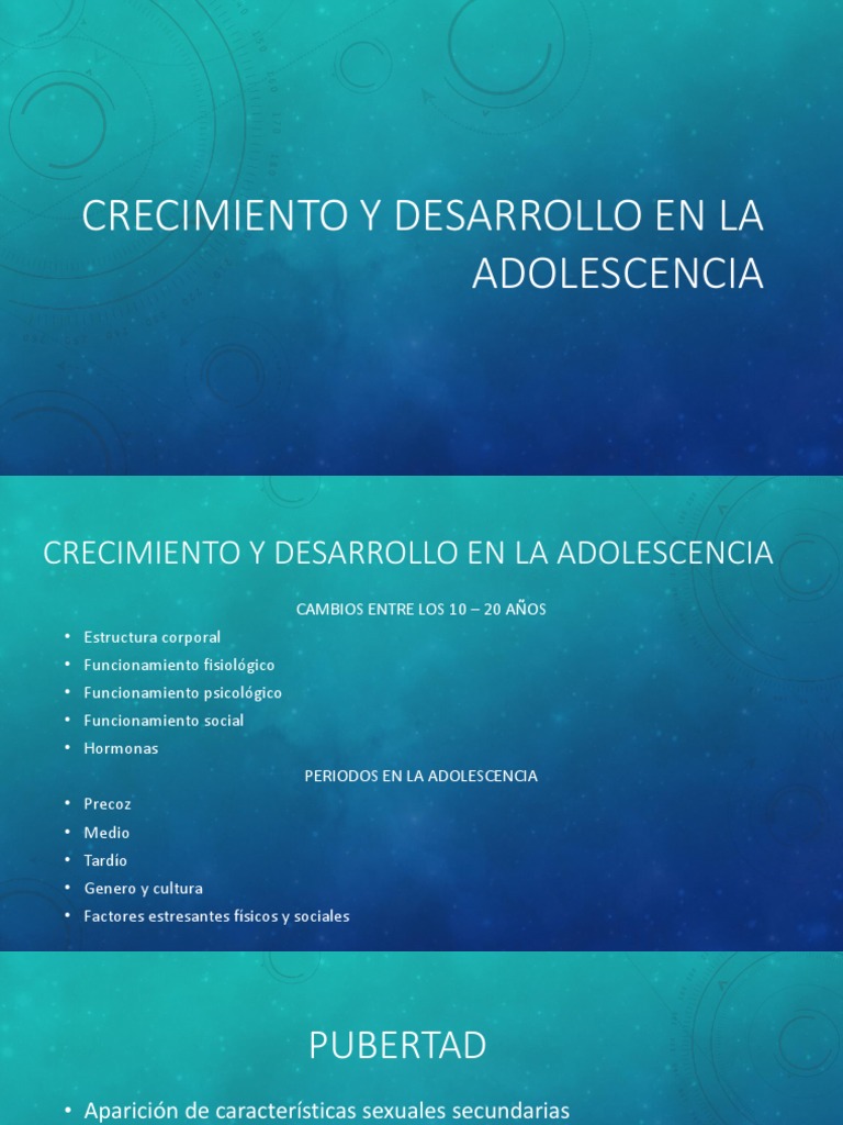 Cambios en la Adolescencia: Riesgos y Desarrollo | PDF | Adolescencia ...