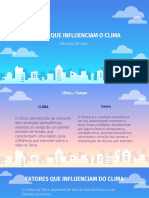 Ciências 8º Ano Fatores Climáticos