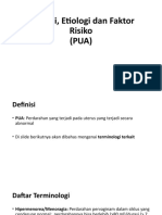 Definisi Dan Faktor Risiko Pua