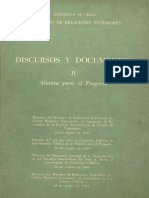 Discursos Y Documentos: Alianza para El Progreso