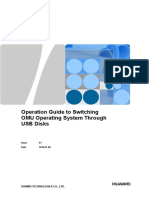 Operation Guide To Switching OMU Operating System Through USB Disks