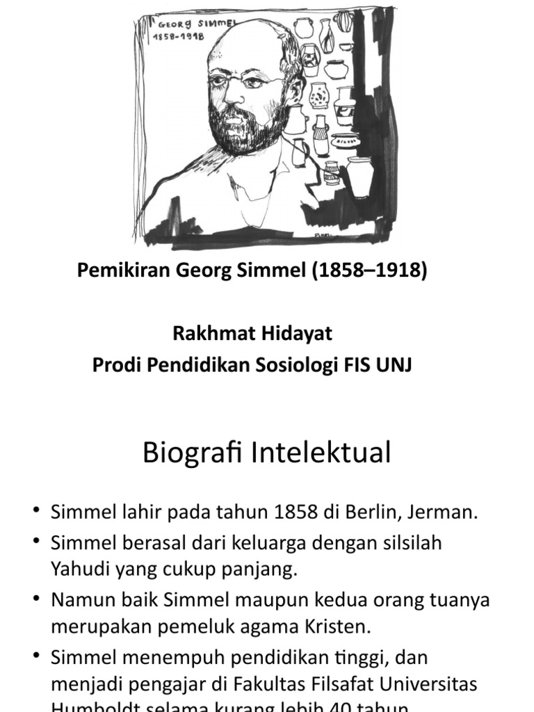 Pemikiran George Simmel | PDF