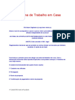 Apostila Programa de Trabalho em Casa