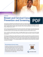 Breast and Cervical Cancer Investment Case - Policy Brief