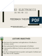 Applied Electronics Feedback Theorem Explained