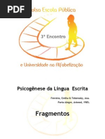 Fragmentos da psicogOnese