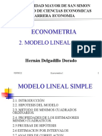 Modelo Lineal Simple