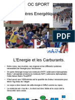 Filière Énergétque OC Sport