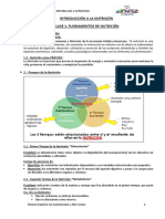 Introducción a la Nutrición: Fundamentos