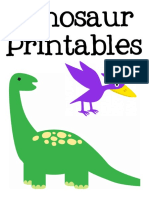Dinosaur Printables