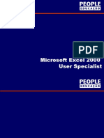 Excel 2000 User Specialist: Gerenciamento de planilhas