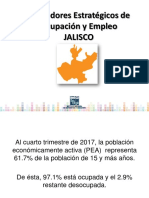 indicadores estrategicos de ocupacion y empleo Jalisco