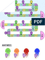 Jogo de tabuleiro com instruções