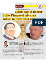 1-Conversación Con El Doctor Julio Pimentel Álvarez Sobre Su Obra Literaria