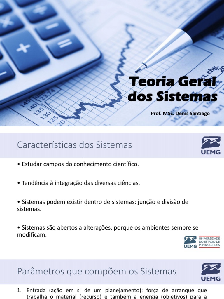 Teoria Geral Dos Sistemas Aula 3 | PDF | Science | Teoria dos Sistemas