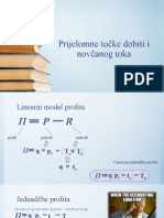 2.1. Prijelomne Tocke Dobiti I Novcanog Toka