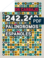 Víctor Carbajo: 242.242 Palíndromos Españoles (2022)