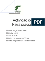 Actividad de Revaloración