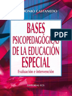 Bases Psicopedagógicas de La Educación Especial (Campus) (Spanish Edition) (Celedonio Castanedo Secadas)