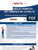 El Trabajo Remoto en Tiempos de COVID19 - 2021