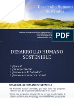 Desarrollo Humano Sostenible Presentacion