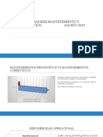 Indicadores mantenimiento y calibración agosto 2019