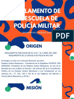 Reglamento de La Escuela de Policía Militar