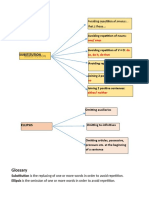 Conceptual Map: Substitution