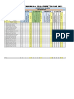 Regitros de Evaluacion Por Areas 2022 C