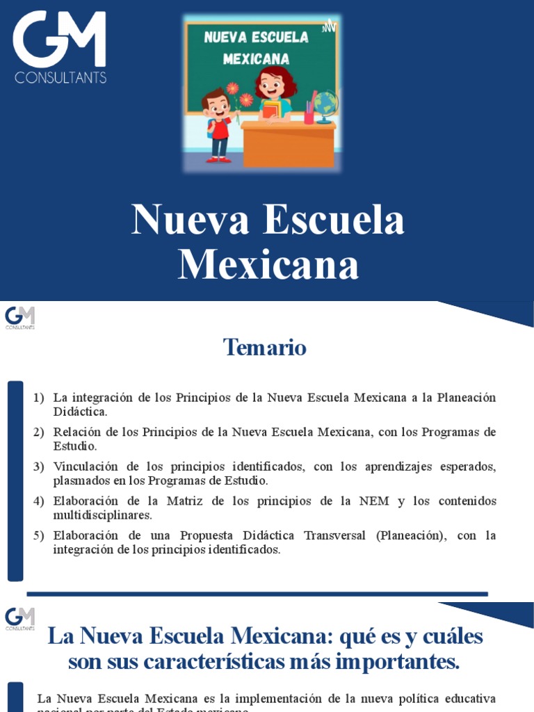 Principios de la Nueva Escuela Mexicana | PDF | Evaluación | Maestros