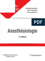 Livre de l'Interne - Anesthésiologie