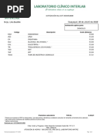 Cotizaci n de an lisis cl nicos b sicos para paciente domiciliario