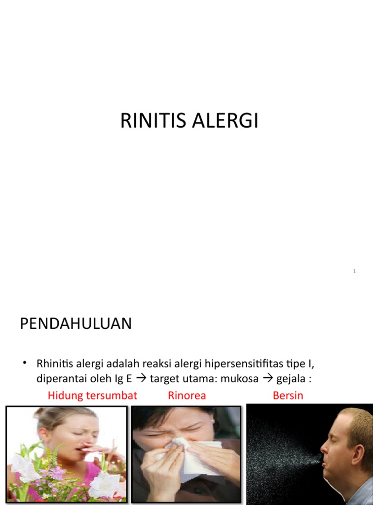 Pengelolaan Rhinitis Alergi pada Anak | PDF