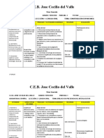 Planes de Clase 3° Grado