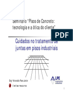 Ariovaldo Paes Junior - Cuidados no tratamento de juntas em pisos industriais