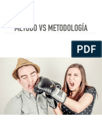 Clase 1 - METODO VS METODOLOGÍA