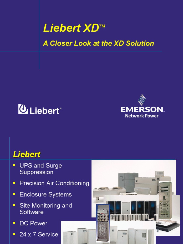 Liebert XD: Advanced Cooling Solutions | PDF | Heat Exchanger | Coolant