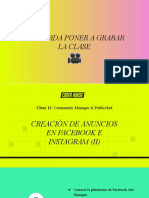 Clase 13 - Creación de Anuncios en Facebook e Instagram (II)