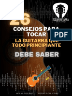 26 Consejos para Tocar La Guitarra Que Todo Principiante Debe Saber