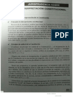 Jurisprudencia Sobre Interpretación Constitucional