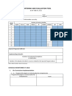 Monitoring and Evaluation Tool: As of July 4, 2022