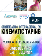 Certificación Internacional en Kinematic Taping
