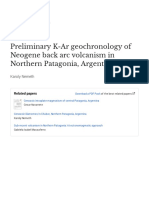 Preliminary K-Ar Geochronology of Neogene Back Arc Volcanism in Northern Patagonia, Argentina
