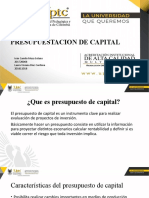 Presupuestación capital proyectos inversión