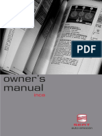 SEAT Inca Owners Manual