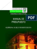 Manual Presupuesto