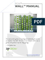 Farm Wall ™ Manual: The Zipgrow ™